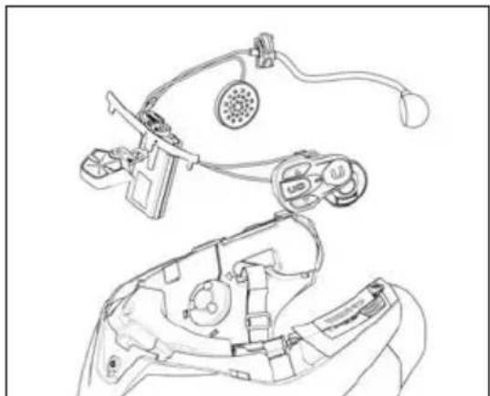 Nolan B902L - Installation des B902L-Systems im Helm - 2