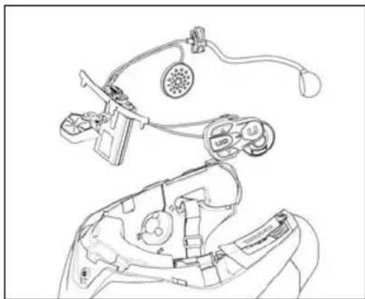 Nolan B902L - Installazione del sistema B902L nel casco - 2