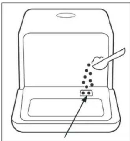 Klarstein Amazonia Mini - VERSER LE PRODUIT DE LAVAGE - 1