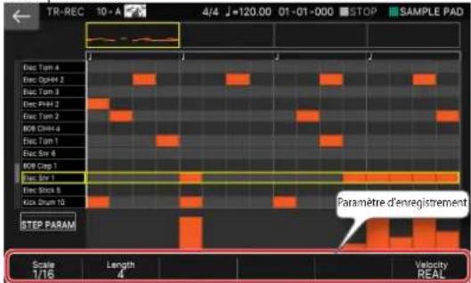 ROLAND FANTOM 8 EX - Effectuez les réglages TR-REC. - 2