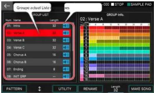 ROLAND FANTOM 8 EX - Sélectionnez une scene. - 1