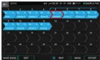 ROLAND FANTOM 6 EX - Sélectionnez une scene. - 1