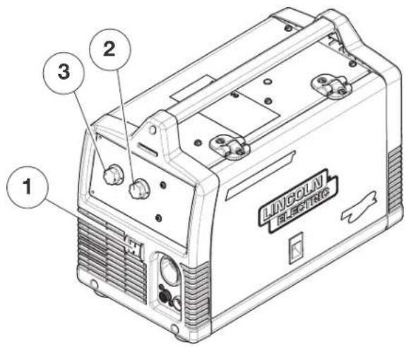 LINCOLN ELECTRIC POWER MIG 140/180 - CONTROLES Y CONFIGURACIONES - 1