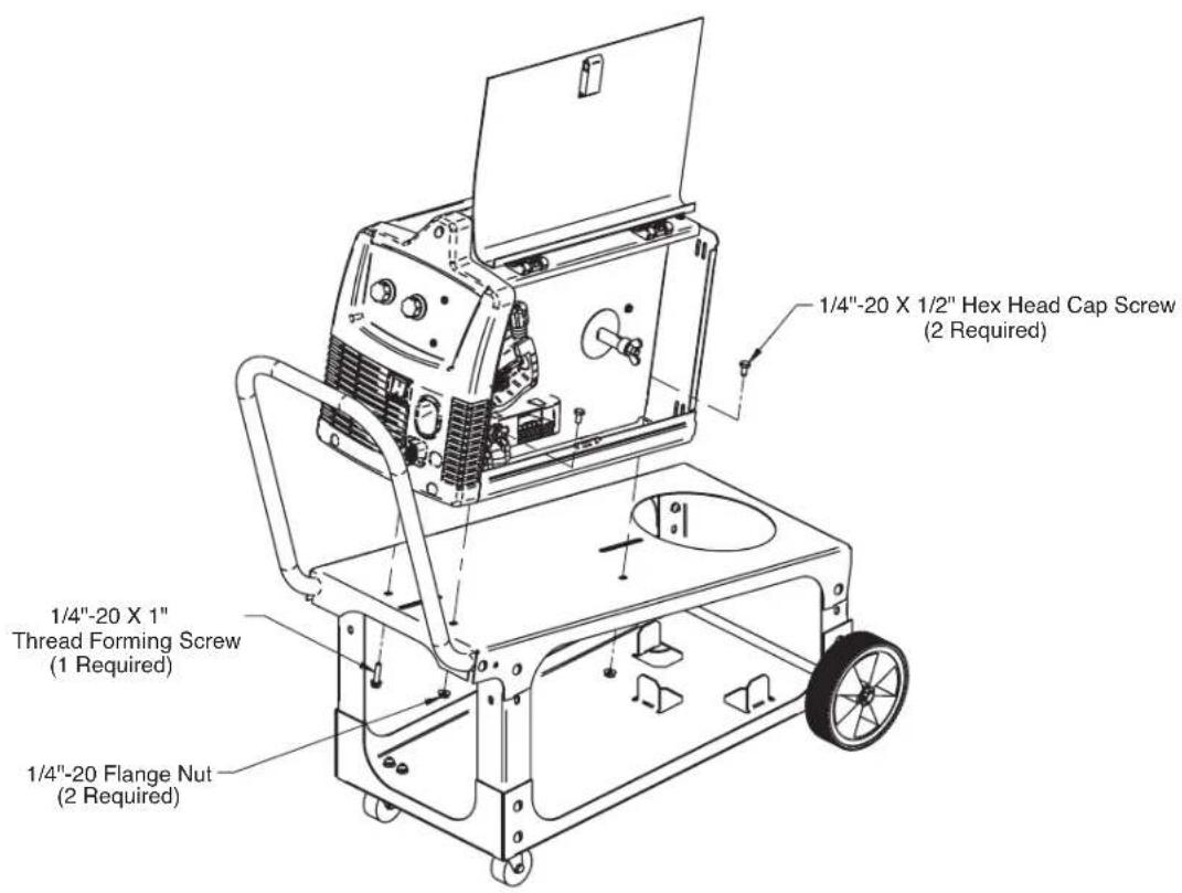 LINCOLN ELECTRIC POWER MIG 140/180 - K2275-1 - Welding Cart - 2