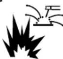 LINCOLN ELECTRIC POWER MIG 180 Dual - WELDING SPARKS can cause fire or explosion. - 1