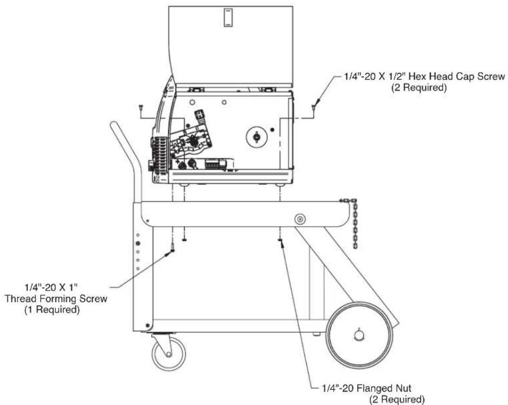 LINCOLN ELECTRIC POWER MIG 180 Dual - K520—Utility Cart - 2