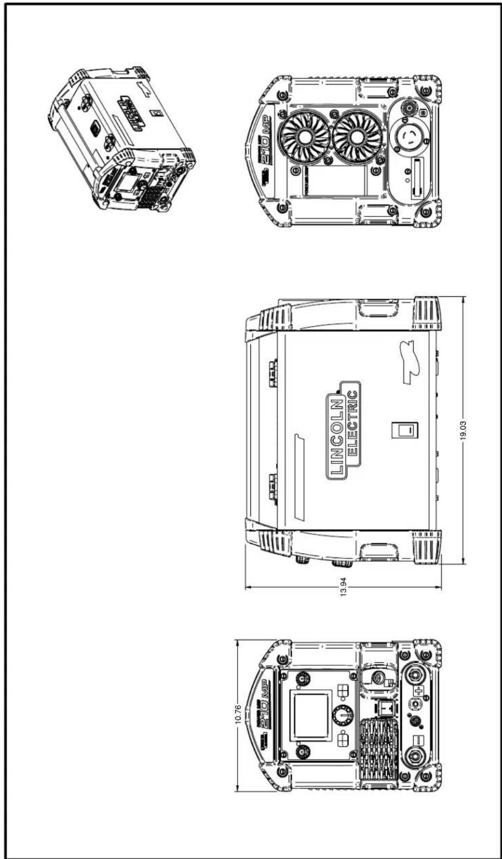 LINCOLN ELECTRIC POWER MIG 210 MP - Paso 2. CAUSA POSIBLE. - 1