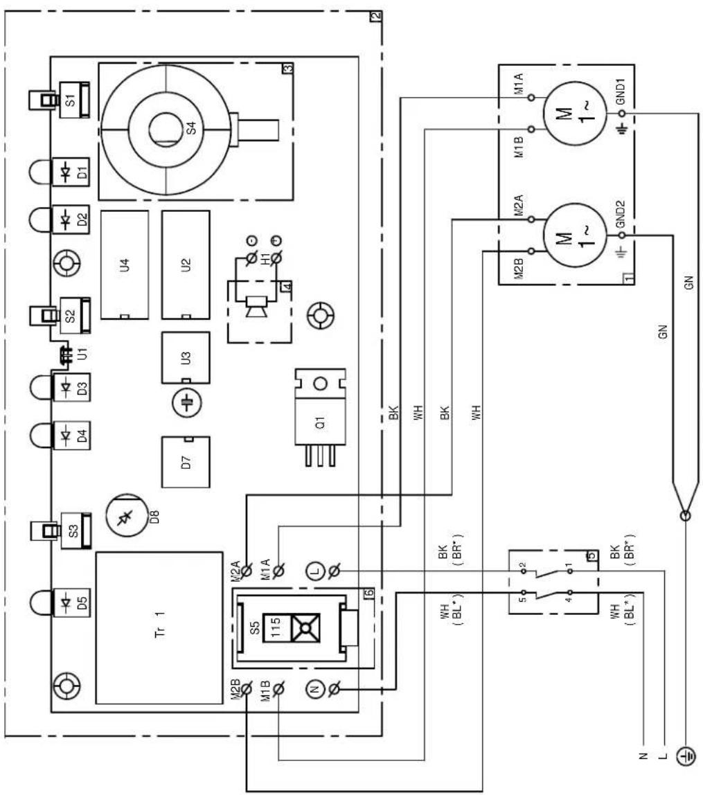 LINCOLN ELECTRIC Miniflex - DIAGRAMME DE CÂBLAGE - 1