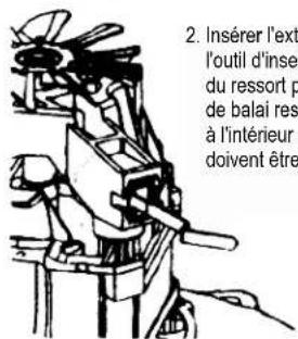 LINCOLN ELECTRIC Miniflex - INSTRUCTIONS POUR LE CHANGEMENT DES BALAIS EN CARBONE - 3