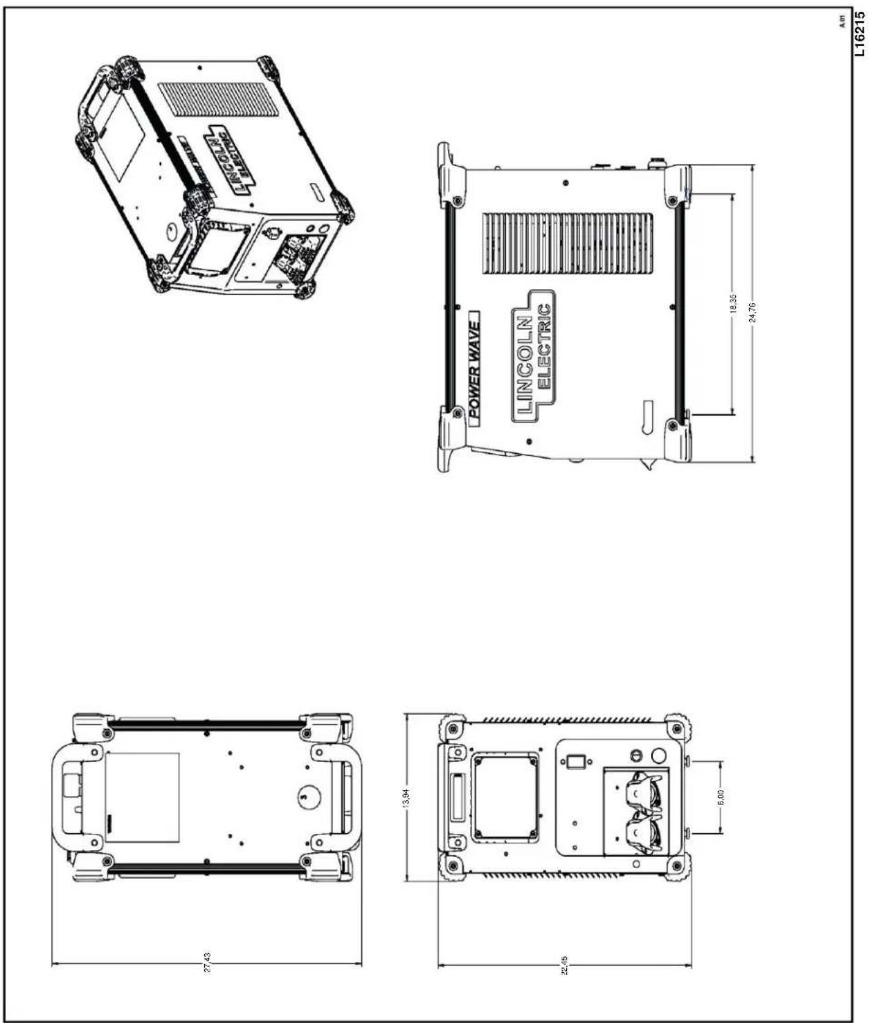 LINCOLN ELECTRIC Power Wave R450 - CODES D'ERREUR POUR POWER WAVE® R450 - 6