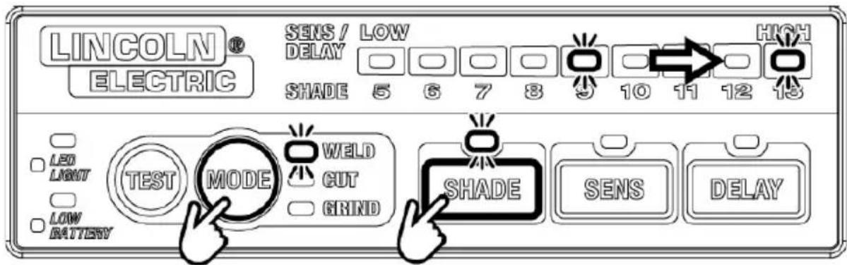 LINCOLN ELECTRIC VIKING 2450 ADV - Variable Shade Control - 1