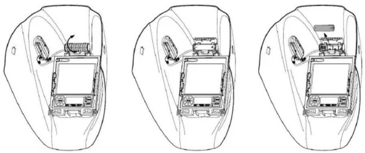LINCOLN ELECTRIC VIKING 2450 ADV - REPLACEMENT DE LA PILE DE LA DEL - 1