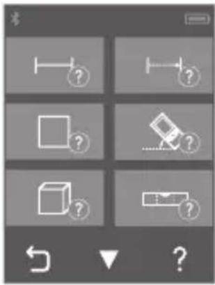 BOSCH AdvancedDistance 50C - Integrated help function ? - 1