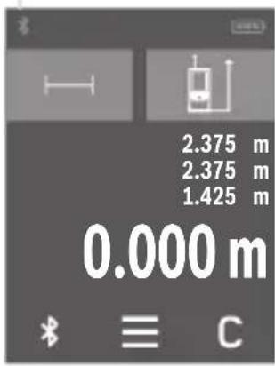 BOSCH AdvancedDistance 50C - Ενεργοποίηση της θύρας διεπαφής Bluetooth® για τη μεταφορά δεδομένων σε μια κινητή τελική συσκευή - 1