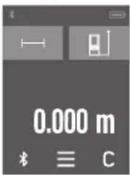 BOSCH AdvancedDistance 50C - Utilizzo del touchscreen - 1