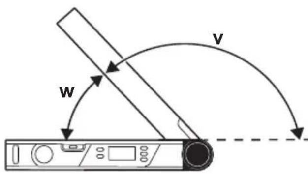 BOSCH UniversalAngle - Messen mit Schenkelverlängerung (siehe Bilder F-H) - 1