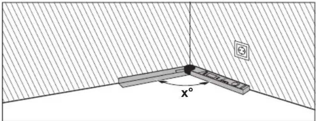 BOSCH UniversalAngle - Misurazione «Angolo obliquo semplice» - 1