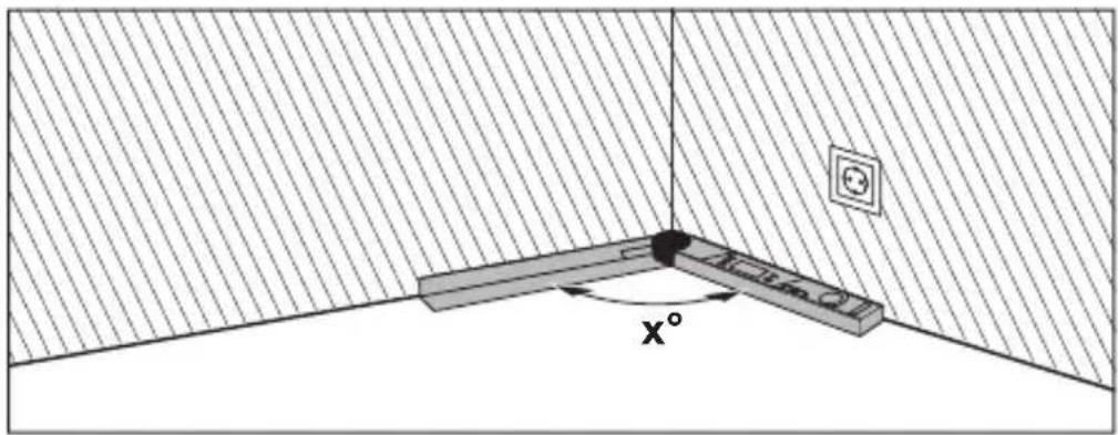 BOSCH UniversalAngle - Mätning "Enkel gering" - 1