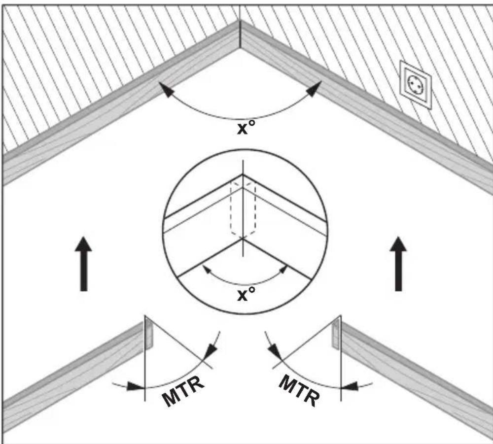 BOSCH UniversalAngle - Misurazione «Angolo obliquo semplice» - 2