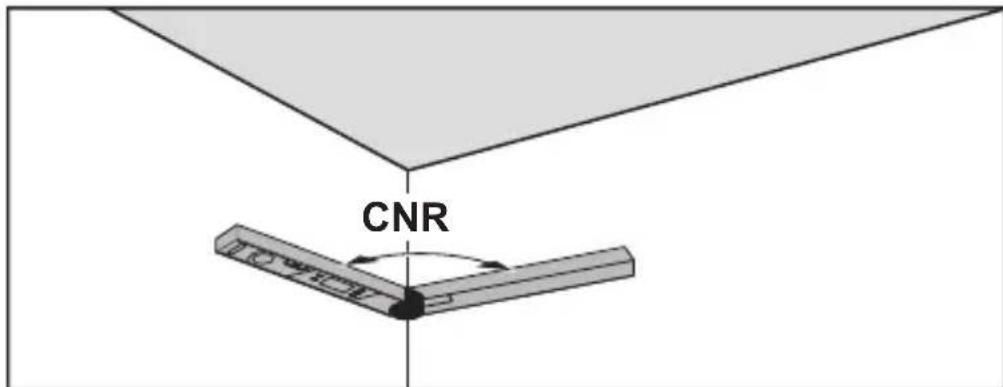 BOSCH UniversalAngle - CNR: Köşe açısının (Corner Angle) kaydedilmesi - 1