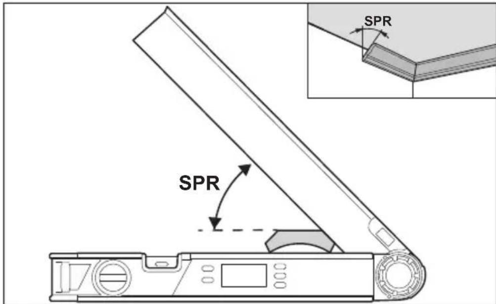 BOSCH UniversalAngle - SPR: Eğitim açısından (Spring Angle) kaydedilmesi - 1