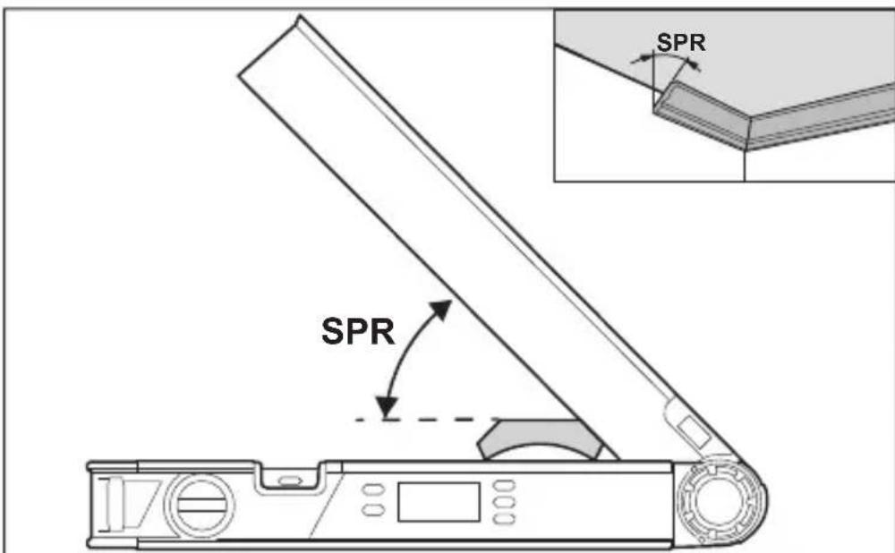 BOSCH UniversalAngle - SPR: Neigungswinkel (Spring Angle) speichern - 1