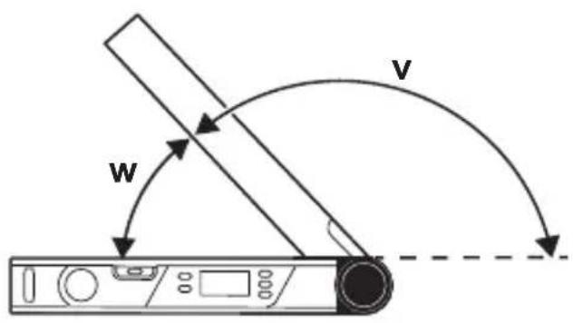 BOSCH UniversalAngle - Måling med benforlænger (se billede F-H) - 1