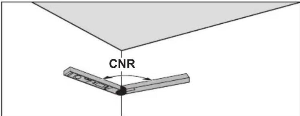 BOSCH UniversalAngle - CNR: guardar o ângulo do canto (Corner Angle) - 1