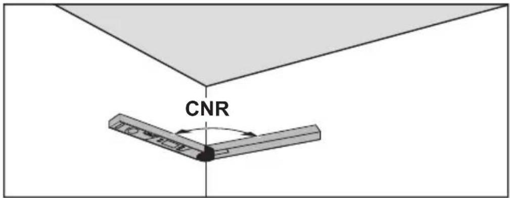 BOSCH UniversalAngle - CNR: Αποθήκευση της γωνίας ακμής (Corner Angle) - 1