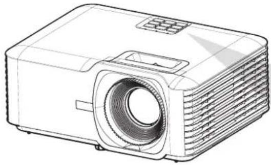VIEWSONIC LS741HD - Mise en marche du projecteur - 1