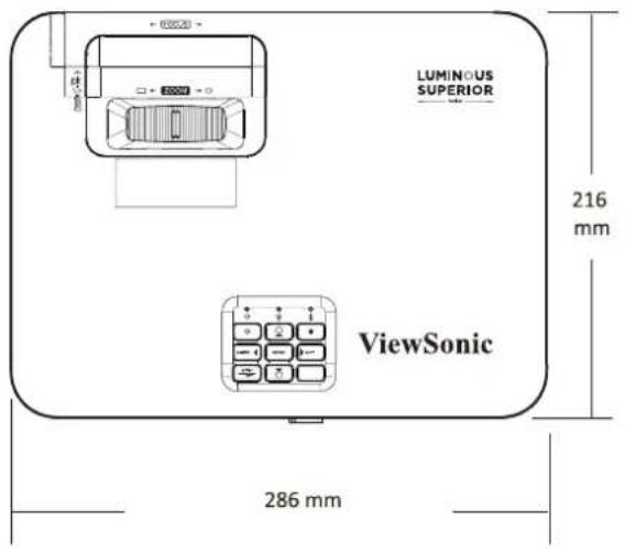 LUMINOUS SUPERIOR 216 mm ViewSonic 286 mm