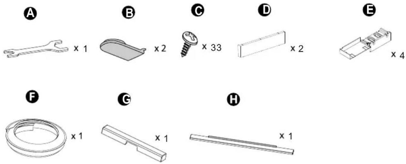 HISENSE FT3B213SAWE - ONDERDELENLIJST (Accessoires pakket) - 1