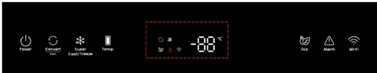 HISENSE FT3B213SAWE - Controles de exibição - 1