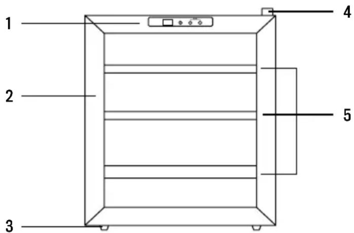 Create Winecooler Wood L15 - LISTE DER EINZELTEILE - 1