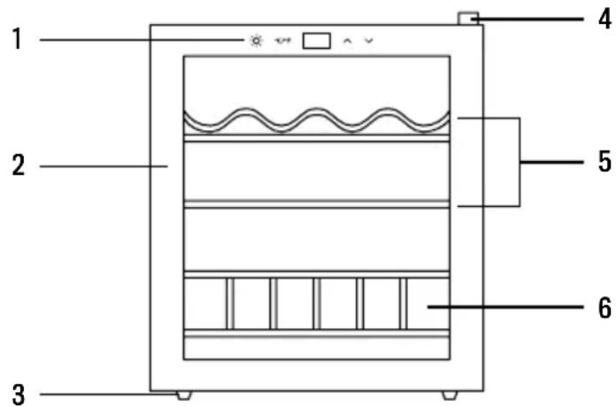 Create Winecooler L15 - ELENCO DELLE PARTI - 1