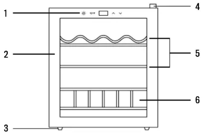 Create Winecooler L15 - ONDERDELEN LIJST - 1