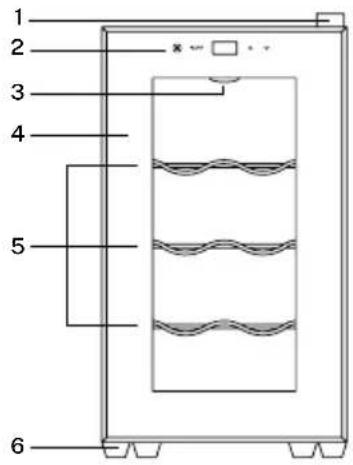 Create Winecooler Wood S - PARTS LIST - 1