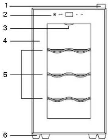 Create Winecooler Wood S - ONDERDELEN LIJST - 1
