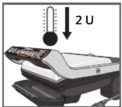 TEFAL Optigrill GC701D - Afkoelen - 2