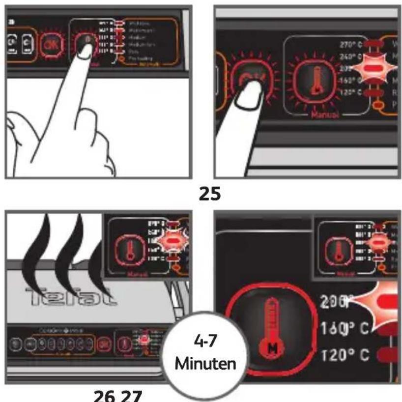 TEFAL Optigrill GC701D - 3b - Manueller Modus - 2