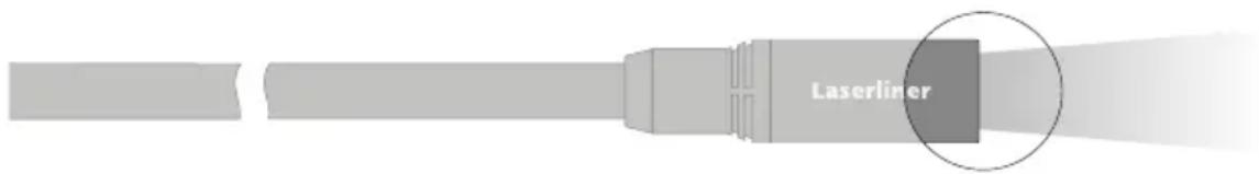 Laserliner MaxView Camera - Orifice de sortie de la DEL - 1