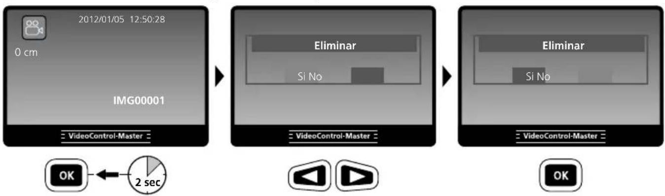 Laserliner PipeControlMobile-Camera - Borrar imágenes y vídeos - 1