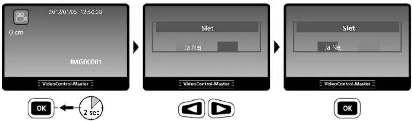 Laserliner PipeControlMobile-Camera - Sletning af billed-/videooptagelser - 1