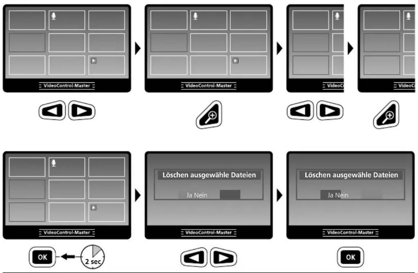 Laserliner PipeControlMobile-Camera - Löschen von Bild-/Videoaufnahmen - 9