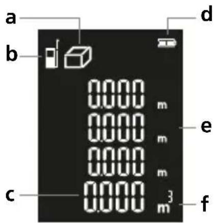 Laserliner DistanceMaster 50 - NÄPPÄIMET: - 1