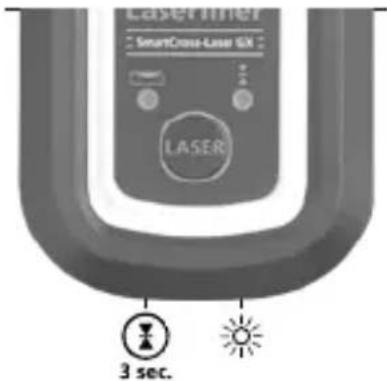 Laserliner SmartCross-Laser GX - Optional: Arbeiten mit dem Laserempfänger GRX - 1