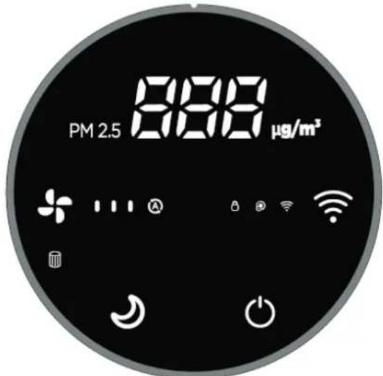 Clean Air Optima CA-502 Desktop Smart - Panneau de contrôle / Mode d'emploi - 1