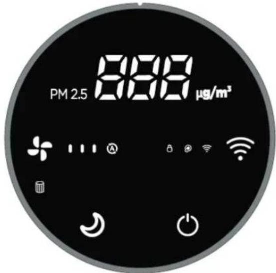 Clean Air Optima CA-502 Desktop Smart - Panel sterowania / instrukcja obstugi - 1
