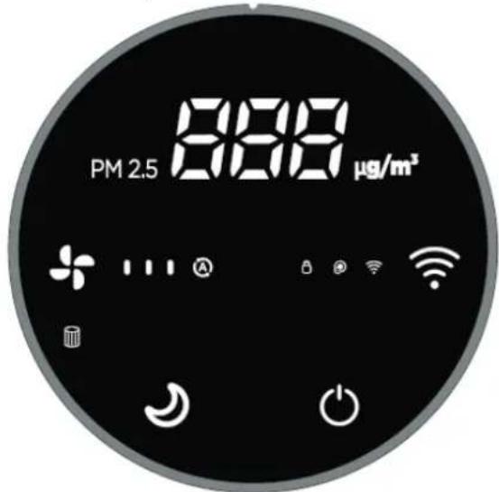 Clean Air Optima CA-502 Desktop Smart - Panou de comanda/Instructiune de operare - 1