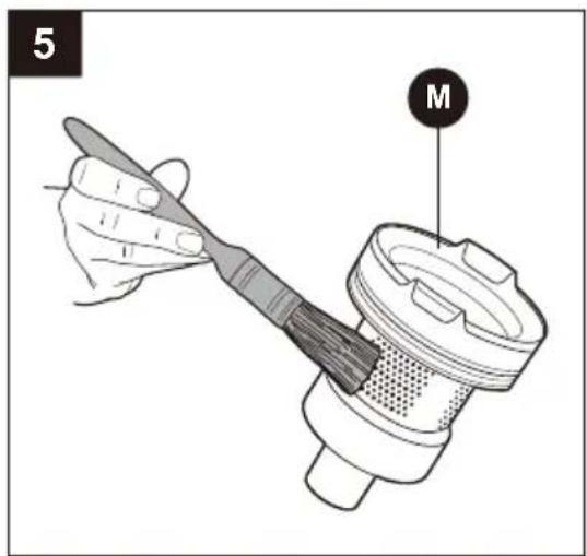 EUREKA RapidClean NEC101CBL - REMOVING AND CLEANING THE DUST CUP AND FILTERS - 4